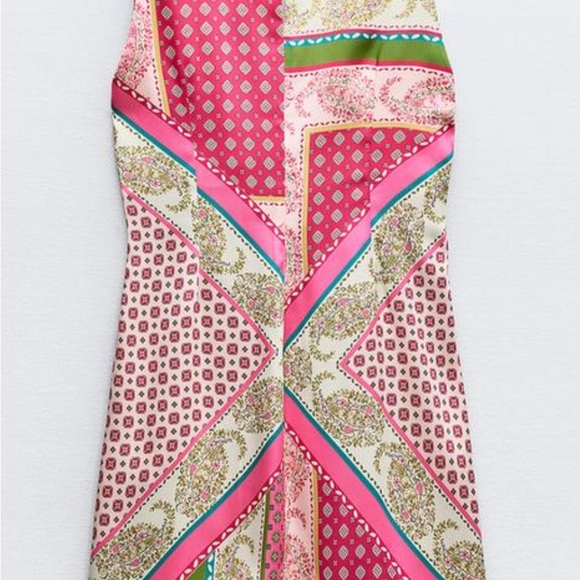 Absolutely stunning silky Zara summer dress XL must have for summer, trendy! - Picture 4 of 16